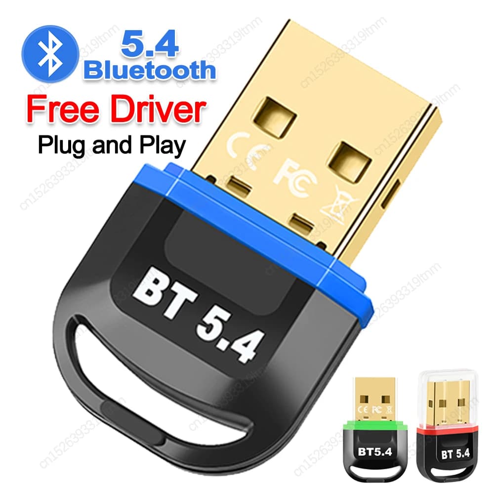 Adattatore Bluetooth per PC USB Bluetooth 5.4 5.3 Dongle ricevitore Bluetooth per altoparlante Wireless Mouse tastiera trasmettitore Audio