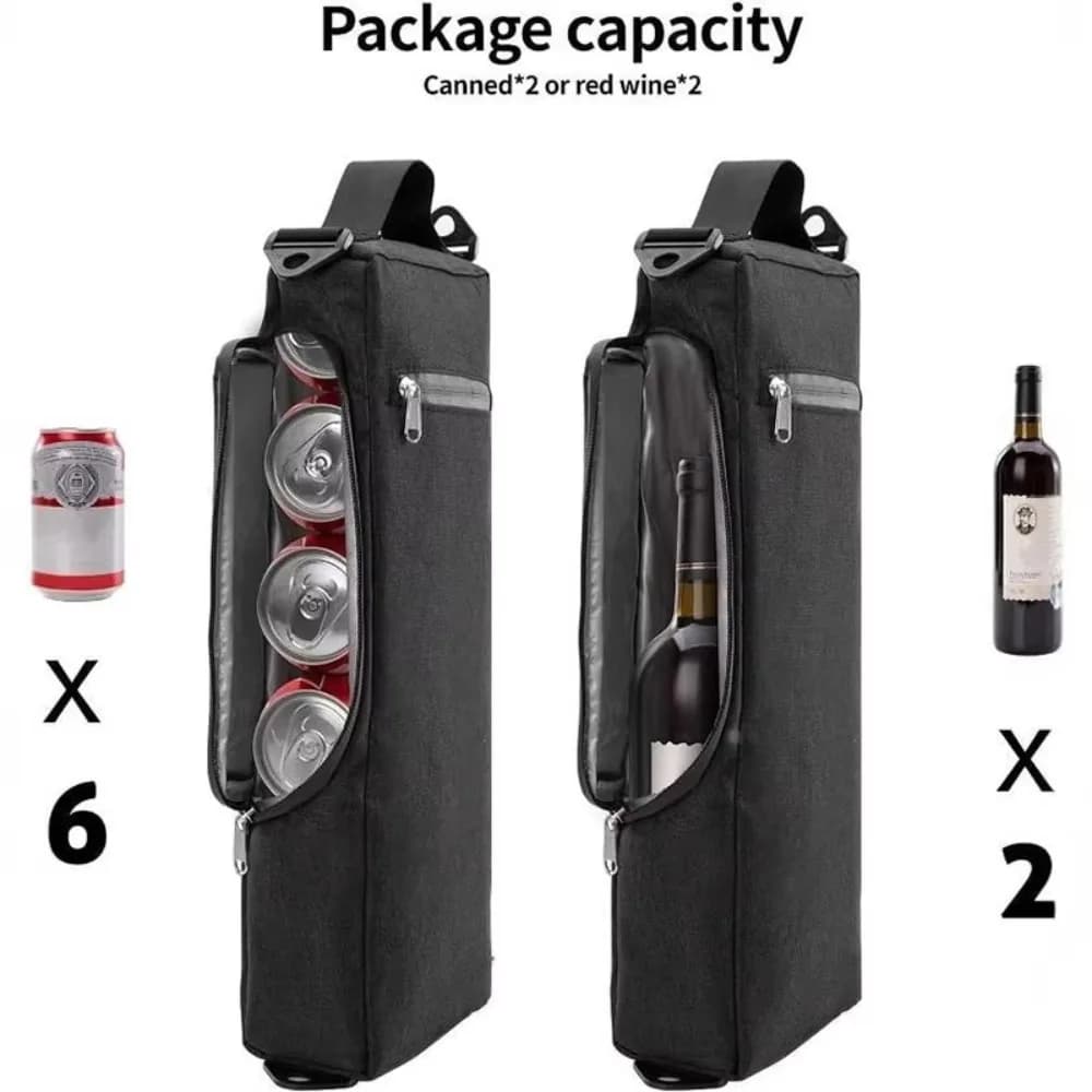 Borsa Termica Multifunzionale per Golf, Vino, Birra, Bevande, Organizzatore per Auto da Golf, Borsa Isolante Impermeabile per Bevande