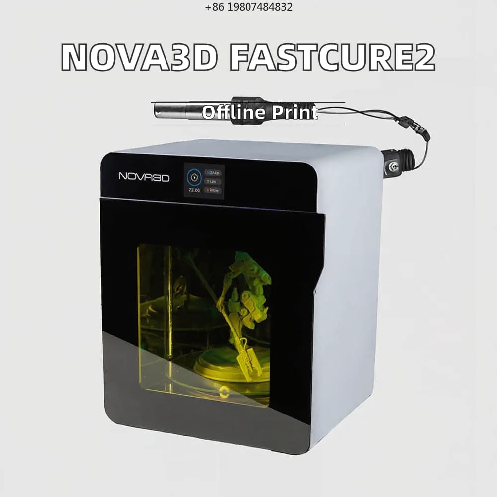 LCD DPL SLA 3d Printer Cure Box 405nm Resin Curing Box Resin Curing Machine NOVA3D FastCure2 UVCuring Box