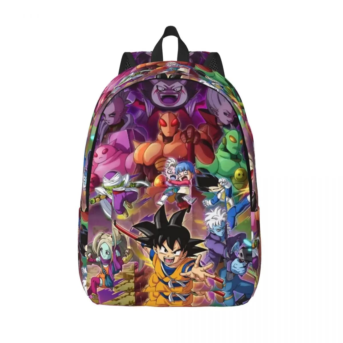 Zaino alla moda Dragon Ball DAIMA, zaino da viaggio per la scuola superiore, zaino da giorno Goku e i suoi amici, borsa a tracolla per computer da uomo e donna