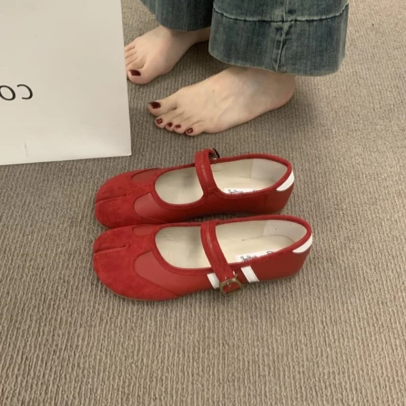 Scarpe Mary Jane da Donna alla Moda, Mocassini con Cinturino e Fibbia, Comode Scarpe Basse Antiscivolo, Calzature Eleganti da Strada per Signore