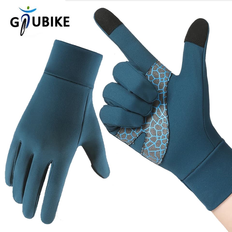 GTUBIKE Men's Winter Gloves Cycling Bike Women's Thermal Fleece Wind Cold Touch Screen Hot Bike Outdoor Race