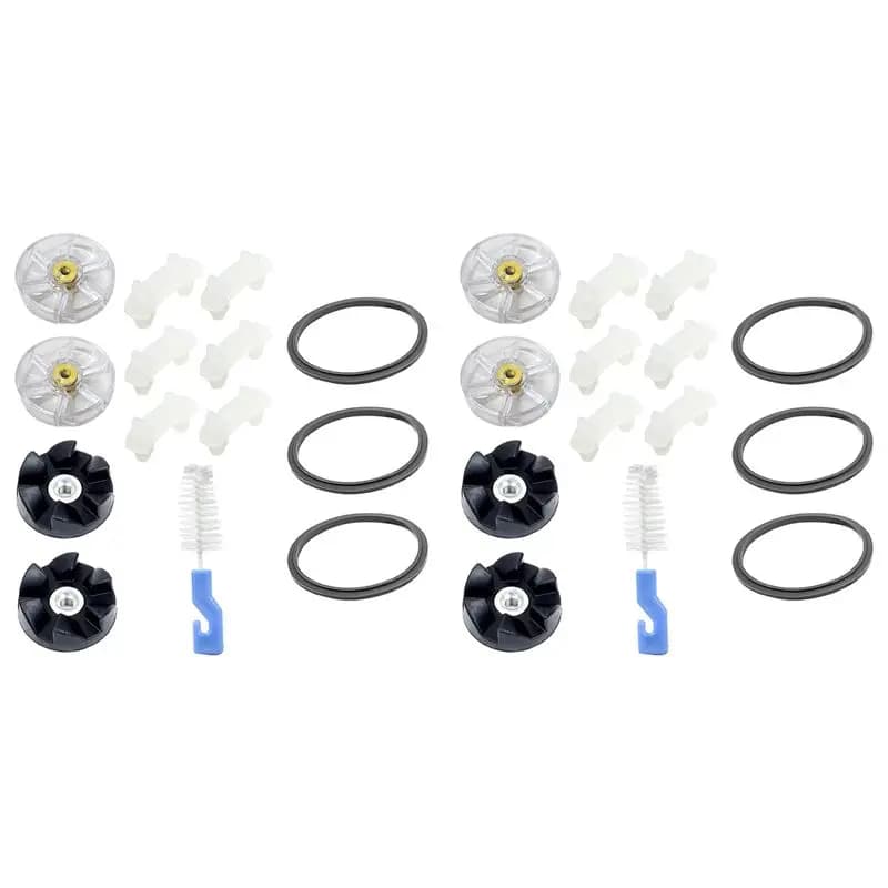 Kit di ricambio per frullatore BYBS-28 pezzi per Nutribullet 900W 600W, guarnizioni in gomma siliconica, O-ring, cuscinetti antiurto, ingranaggi superiori del motore