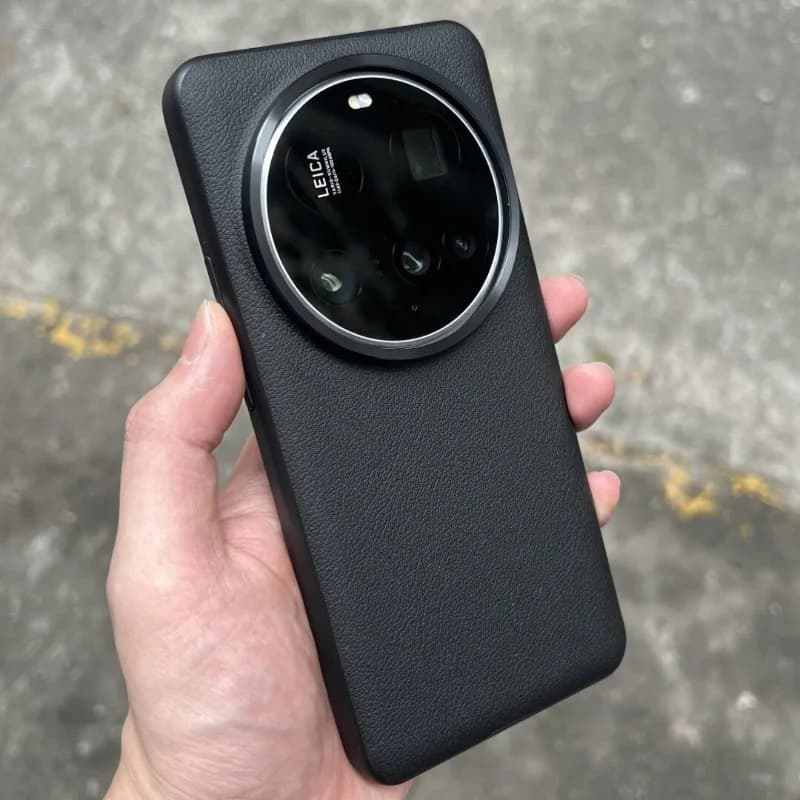 Custodia di lusso in pelle PU e silicone per Xiaomi 15 Ultra, cover protettiva leggera e sottile antiurto alla moda per Mi 15 Ultra