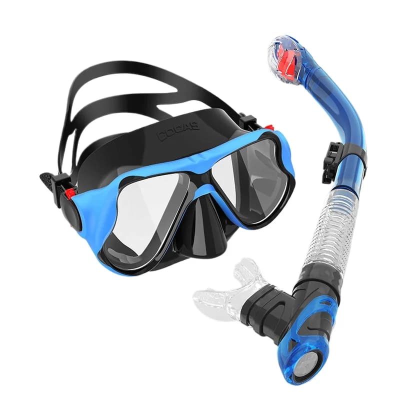 completely dry breathing tube diving glasses snorkeling Sanbao set myopia swimming goggles adult baby mask