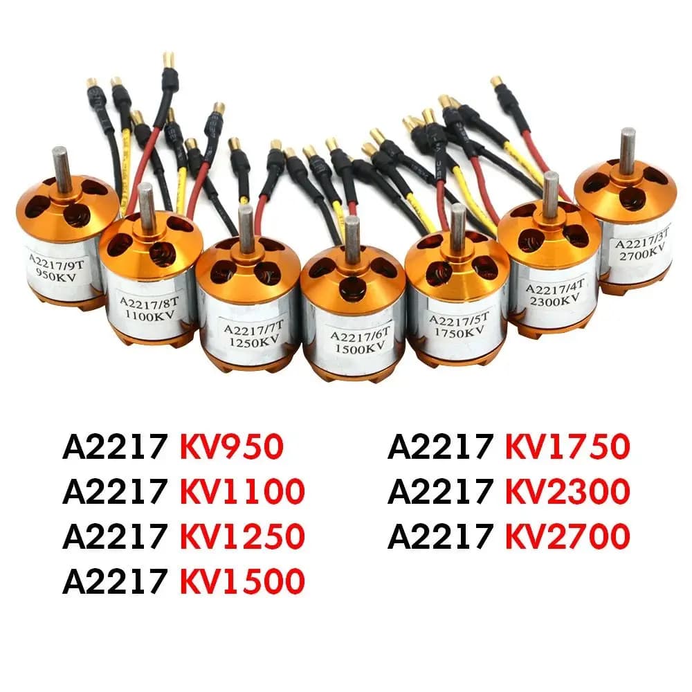 XXD A2217 2217 950KV 1250KV 1500KV 2300KV Outrunner Brushless Engine for RC Aircraft Quadrocopter Multi-copter