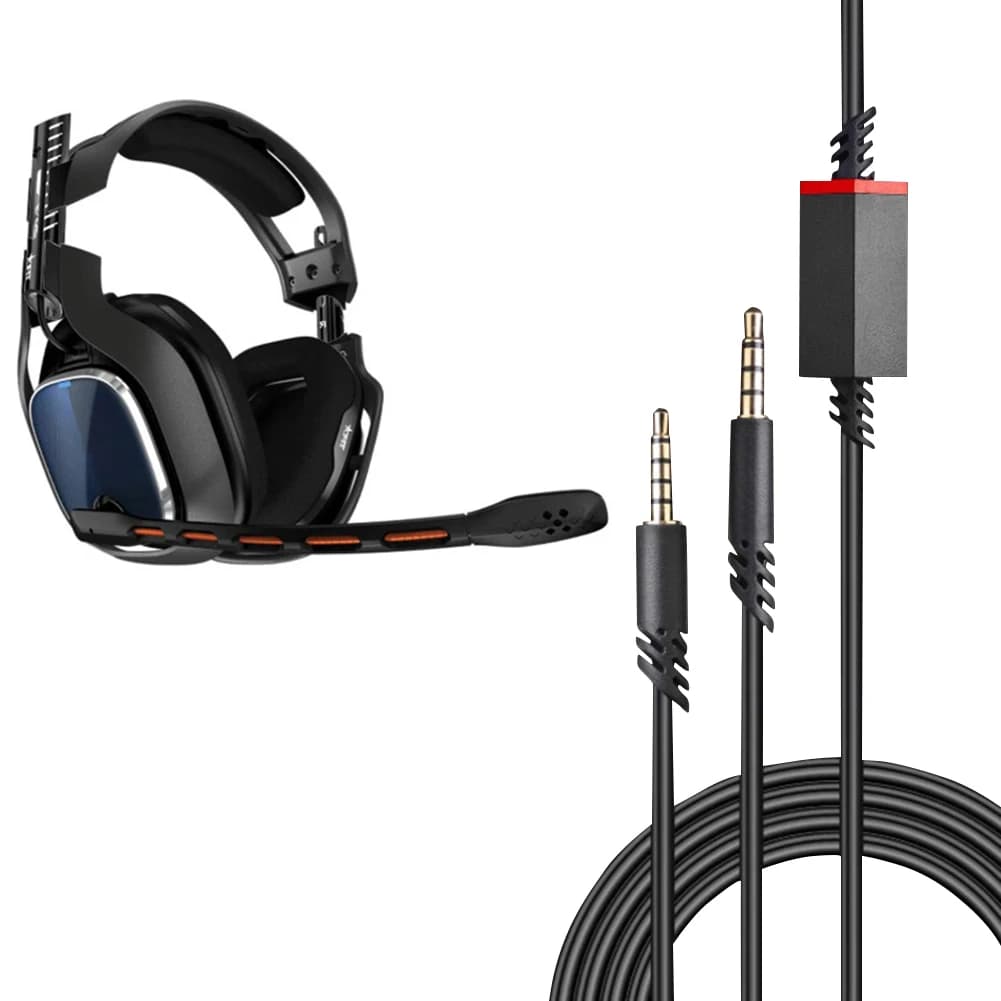 Astro A40 Headphone Replacement Headphone Earphone Cable, Astro A10 A30 A40TR A50 Gaming Headphone Audio Cable, for Xbox PS5 controller