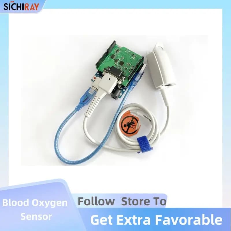 Oximeter pulse finger clip type home cardiofrequenzimeter oxygen saturation detection module secondary development