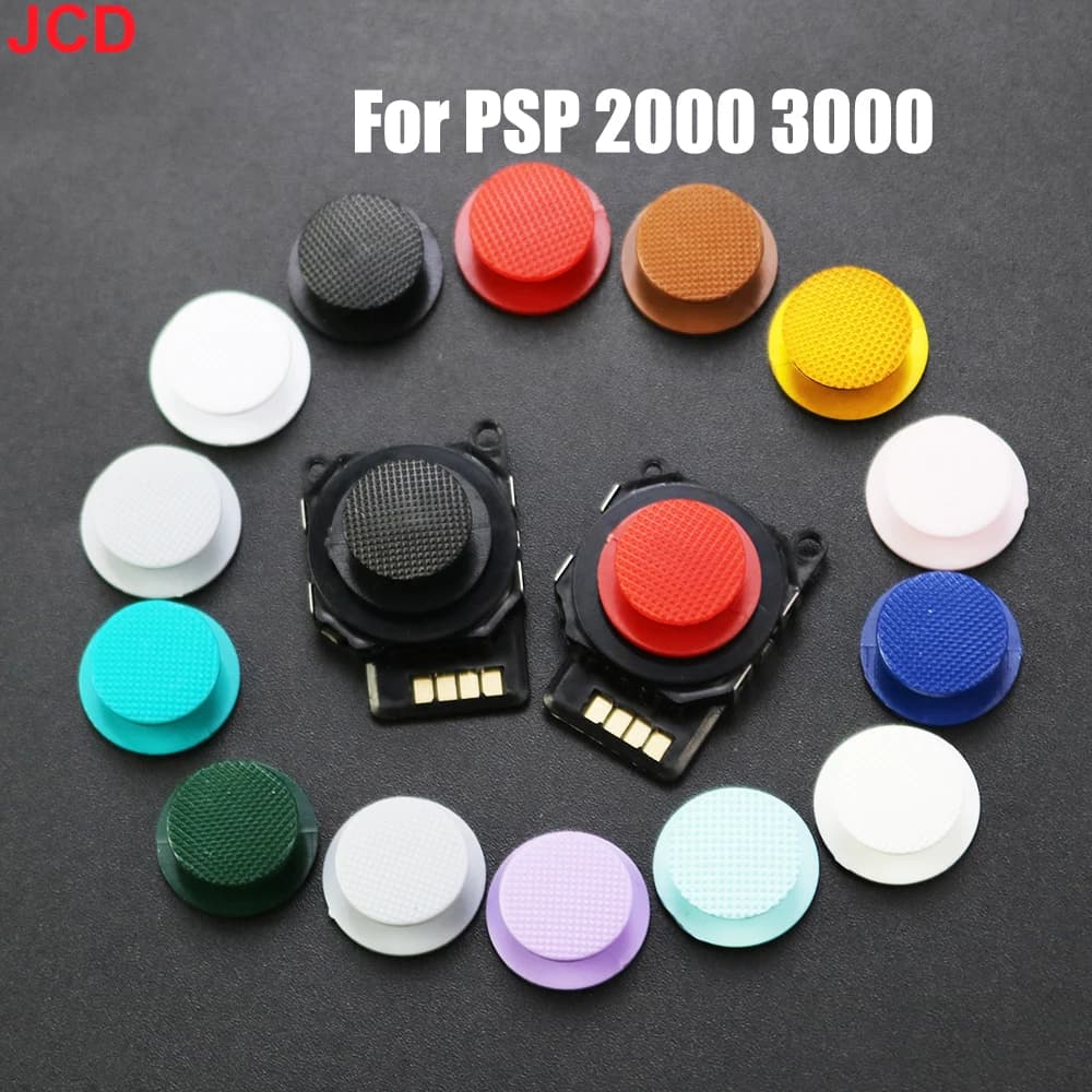 JCD 1 pz Per PSP 1000 2000 3000 Console di Gioco 3D Analogico Thumbstick Copertura Rocker Joystick Pulsante Tappo Parte di Riparazione