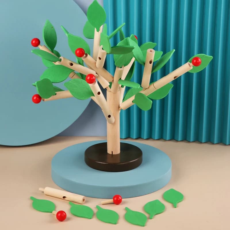 Puzzle 3D in legno fai-da-te blocchi assemblati modello di albero Puzzle bambini giochi Montessori giocattoli educativi per regalo per bambini