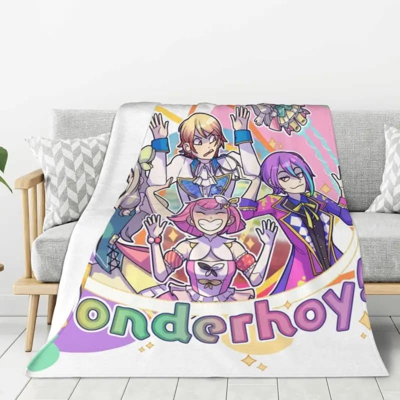 Coperta Personalizzata Wonderhoy in Morbido Pile, Calda per la Primavera, in Flanella, Anime Otori Emu, per Divano, Auto, Camera da Letto, Copriletto