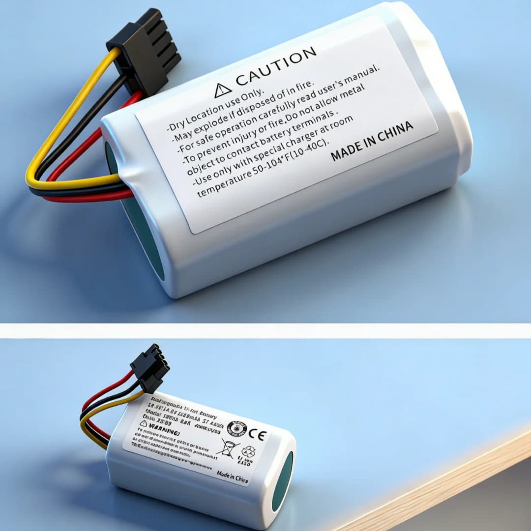 14.4V 14.8V 2600mAh 3500mAh Rechargeable Li-ion Battery Pack For Xiaomi Mijia Mi Robot Mop 2 Lite Sweeper Vacuum MJSTL Wholesale