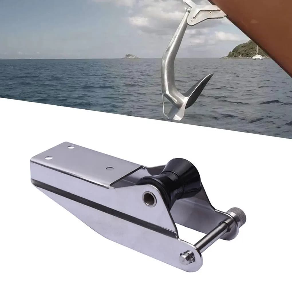 Rulli per staffe per rulli di ancoraggio per prua per barche in acciaio inossidabile 316 marino Rulli di supporto ad alta resistenza Accessori per aggancio per yacht