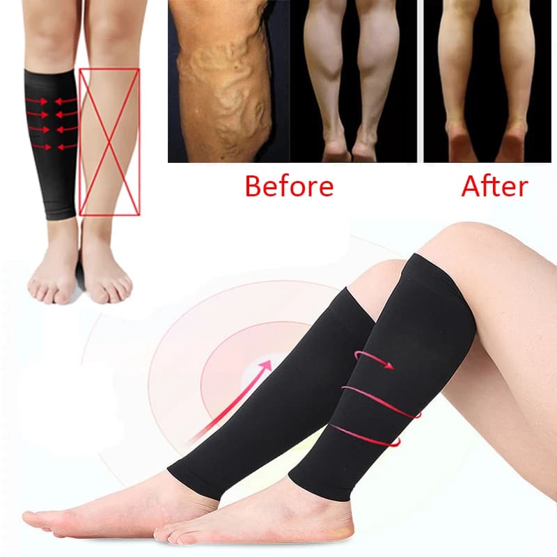 Elastic knee socks Compression socks for calves Varicose veins Modeling socks Doctor slim pressure socks