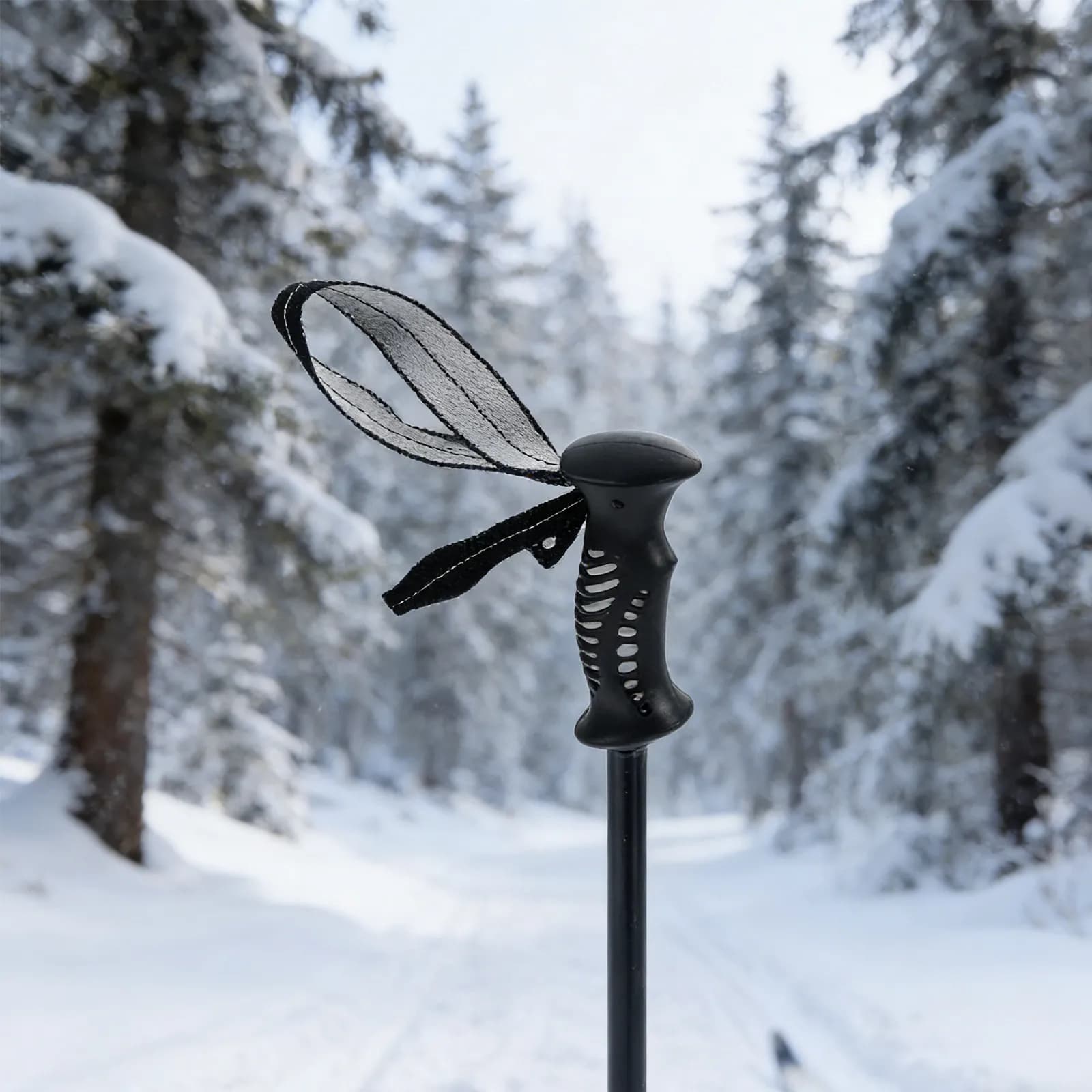 Impugnatura di Ricambio per Bastone da Trekking 16mm, Impugnatura Ergonomica con Cinturino da Polso Regolabile per Bastone da Sci e Uso Esterno
