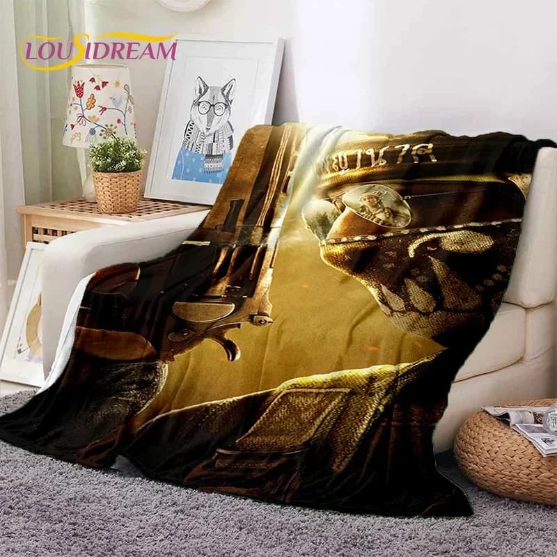 Coperte Morbide Call of Duty War Game Gamer COD, Coperta Calda e Confortevole per Picnic, Letti, Divani, Casa, Camera da Letto, Regalo