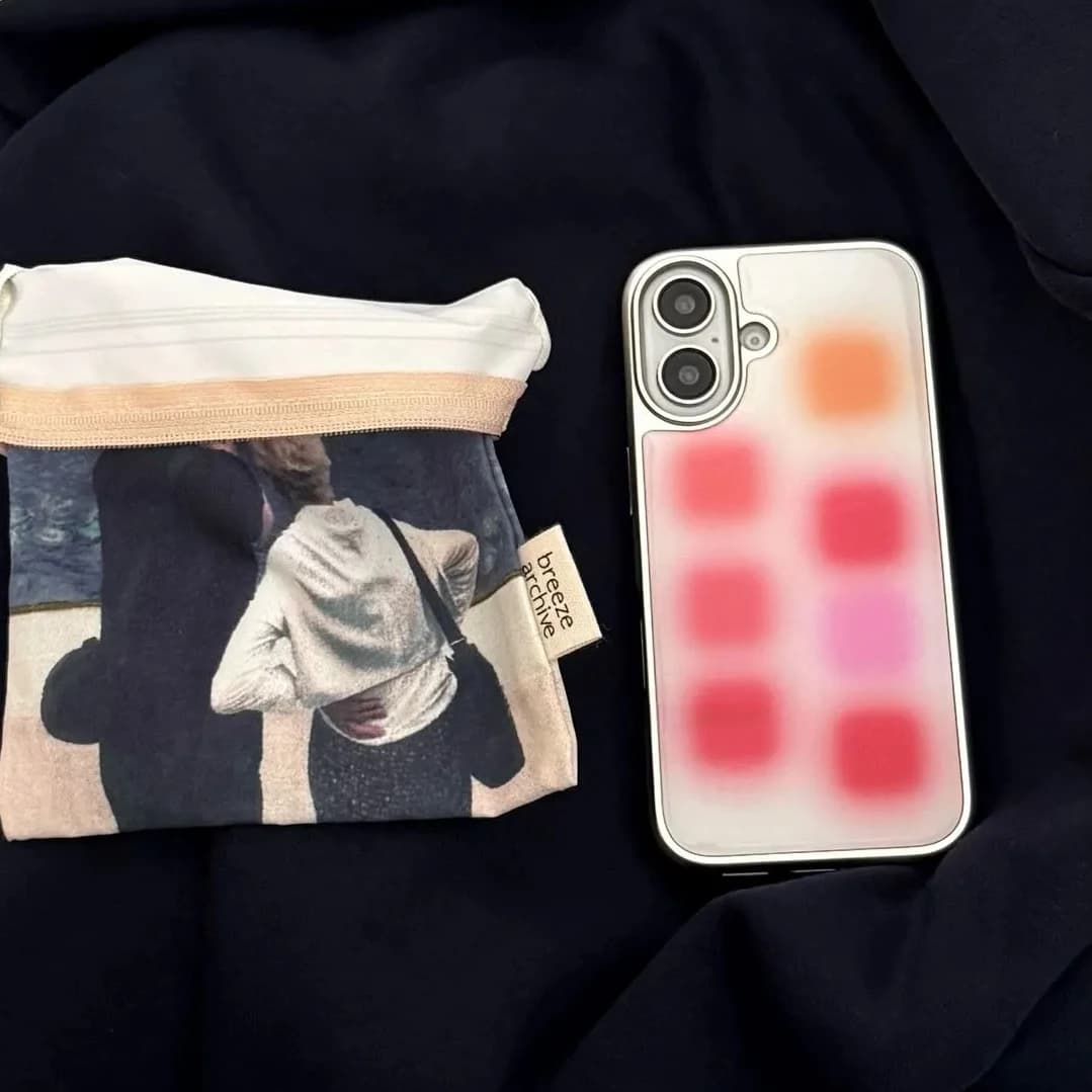 Cover per telefono con design coreano di tendenza, nicchia, carino, stile Y2K, con colla a goccia, per Samsung S23, S24, S25, S26, EDGE, FE, Plus, Ultra