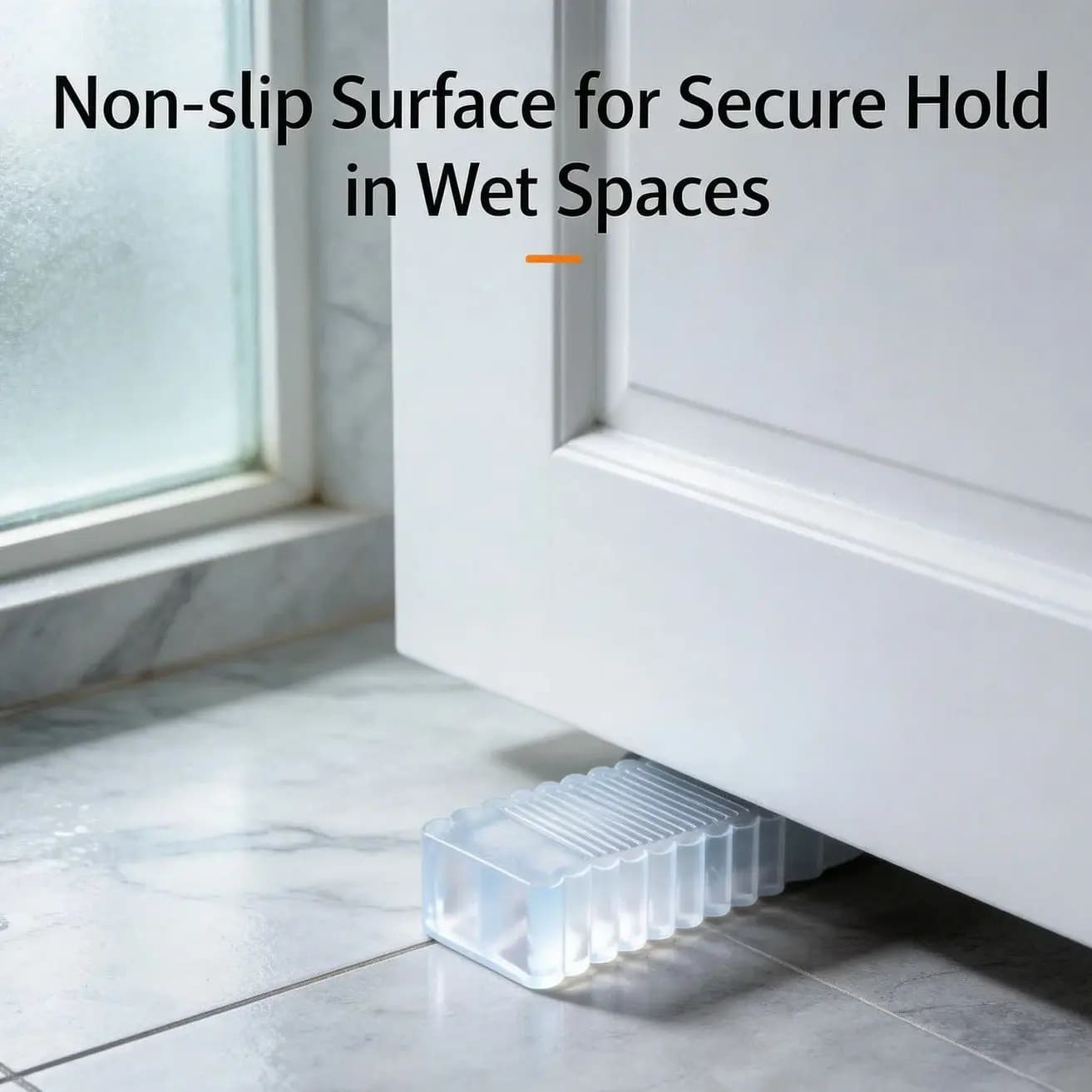 Fermaporta in Silicone a Cuneo, Fermaurto Riutilizzabile Anti-Collisione per Casa e Ufficio, Protezione Anti-Schiacciamento Mani