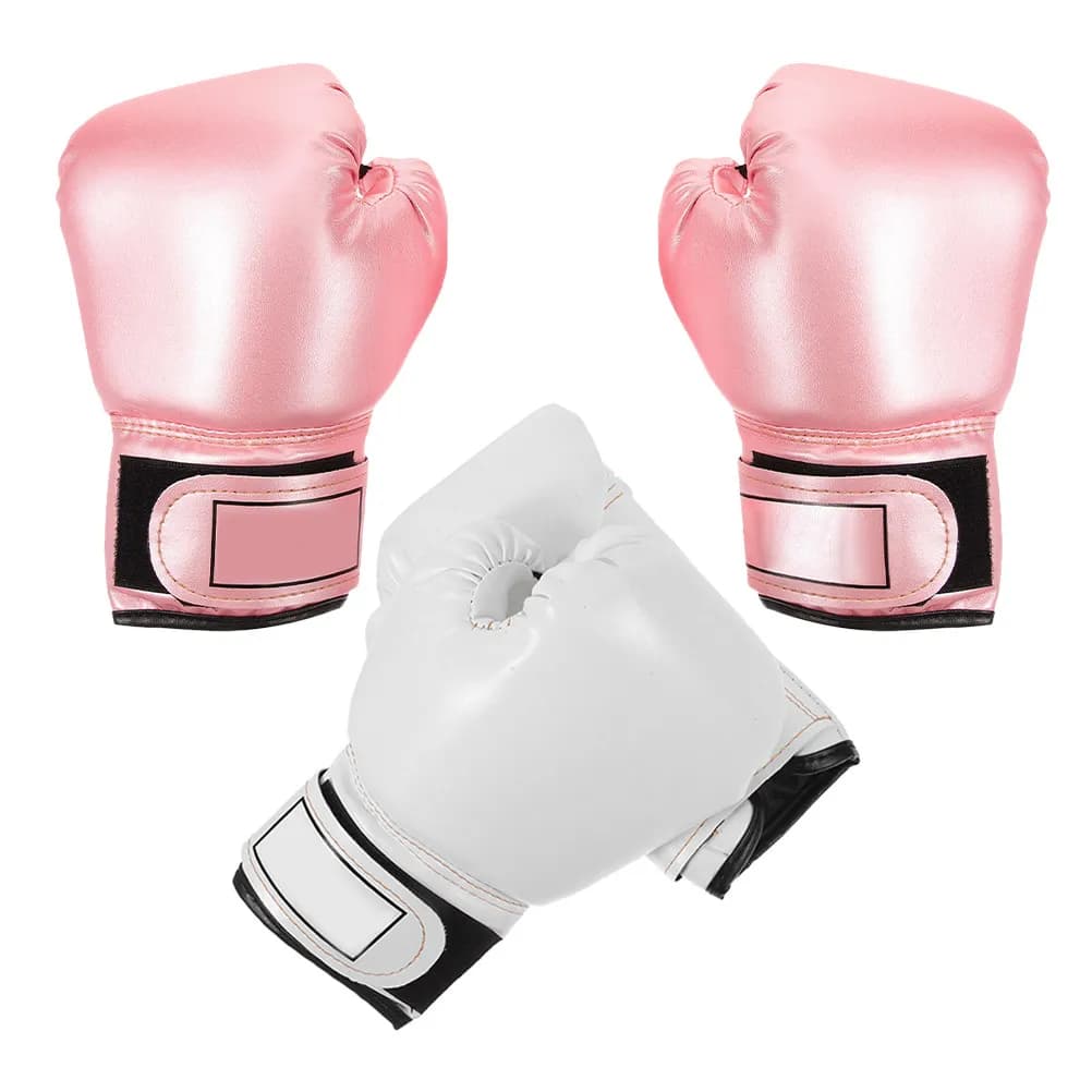2 Paia di Guantoni da Boxe con Design Perlescente, Guanti da Sparring con Comoda Imbottitura in Spugna, Attrezzatura per Allenamento e Sacco da Boxe