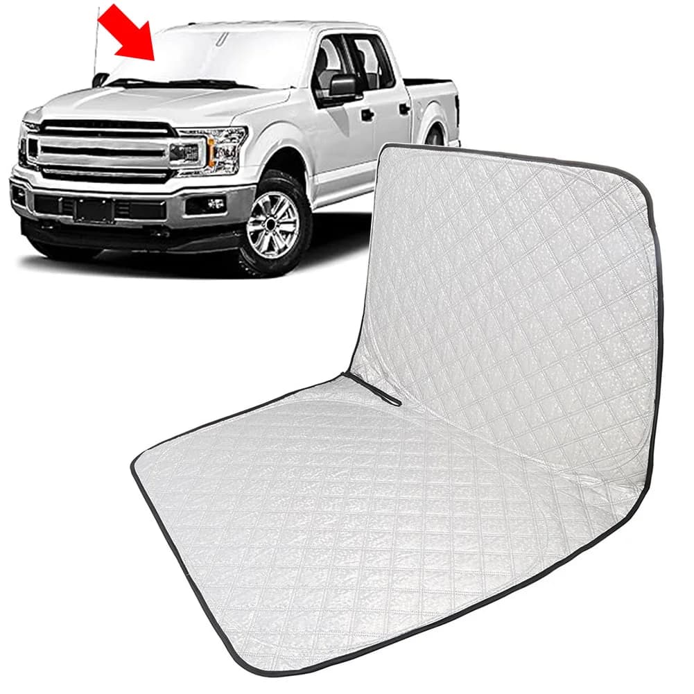 Car Foldable Windshield Sun Shade Visor Protector Custom For Ford F150 2015-2020
