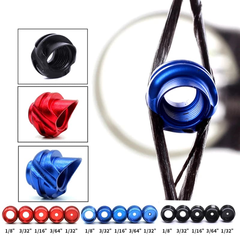 Arco composto Tiro con l'arco Spioncino Peep Sight Sostituibile Nucleo interno 4x/6x/8x Clarificatore Lente Puntamento Bersaglio Accessori per tiro