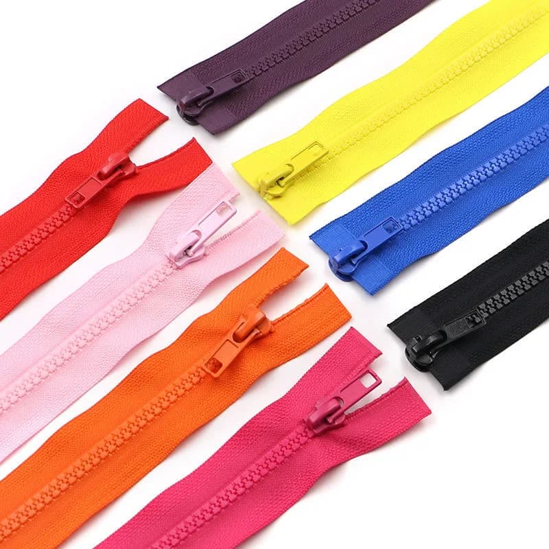 Open End 5 # resin zipper double slider for sleeping bags lining clothing accessories for sewing Zip from 50cm to 200cm