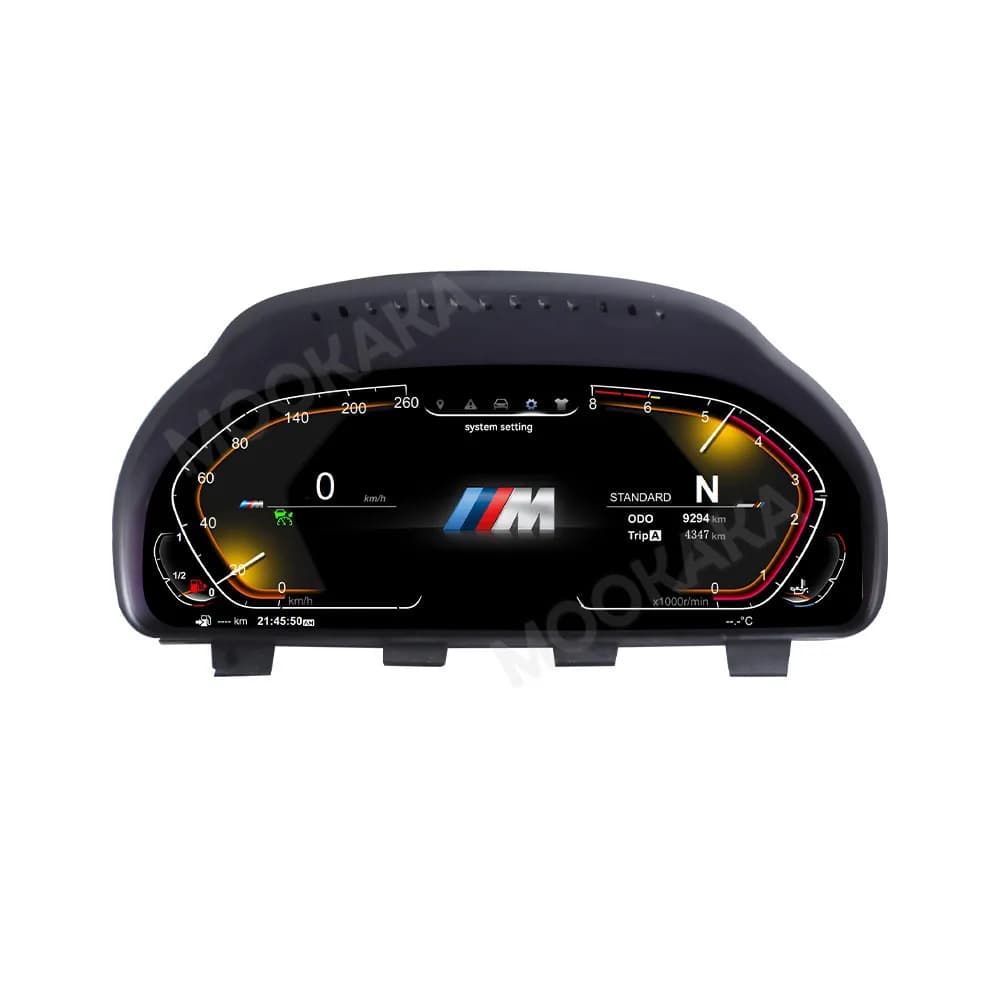 Schermo da 12,3 pollici LCD Indicatori Strumento Cruscotto Digital Cluster Per BMW 5 6 Serie 5GT F07 F10 F11 2009-2017 Virtual Cockpit
