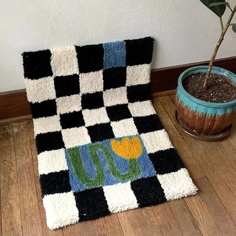 Griglie soffici tappetino da bagno tappeto da bagno morbido comodino tappeto Area tappeto s tappetino antiscivolo decorazioni per la casa tappeto tappeto s per ingresso tappetino camera da letto
