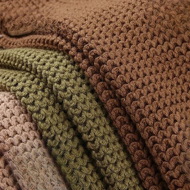 100x170cm maglione Jacquard tessuto a maglia di lana tessuto a maglia elasticizzato ad ago spesso per maglioni giacca Cardigan caldo cucito fai da te