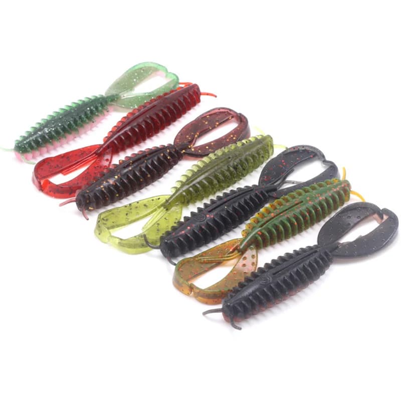 6/8pcs Craw Soft Lure Crawfish Soft Worm Esche Gamberetti Richiamo di Pesca Affondamento Galleggiante 9cm 7g/6.2g Wobbler Swimbait Bass Persico
