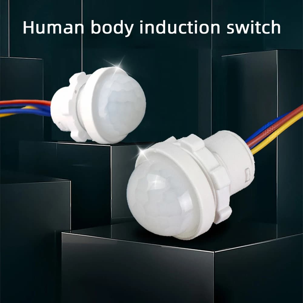 AC 110V 220V Mini sensore di movimento Pir sensore di movimento a infrarossi sensore Smart Switch Smart Home lampada da notte con sensore automatico del corpo umano
