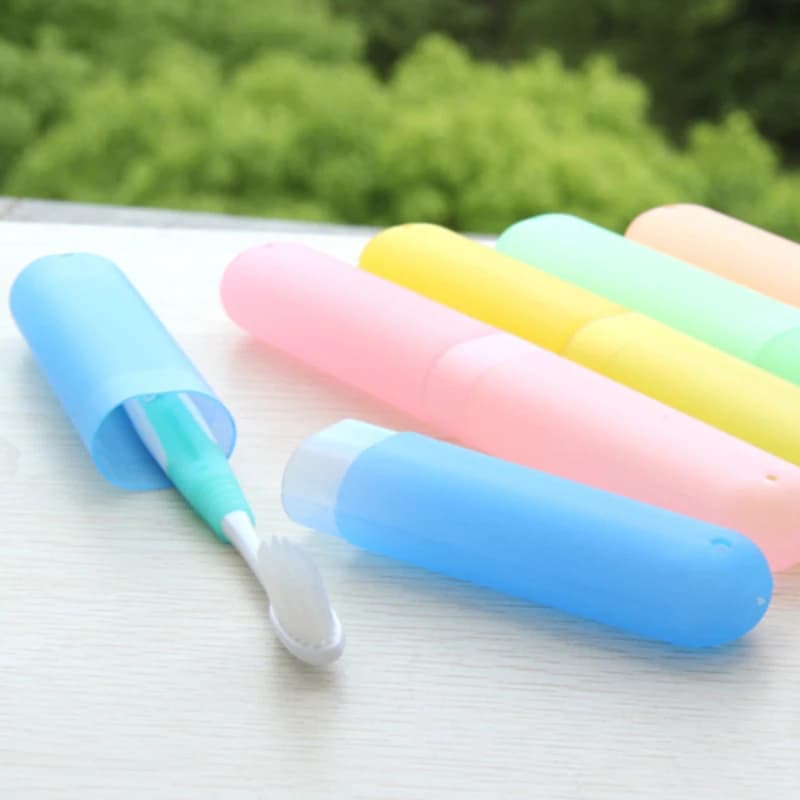 Portable Toothbrush Tube Box Cover Travel Hiking Camping Toothbrush Protect Holder Case Toothbrushes Health Protector