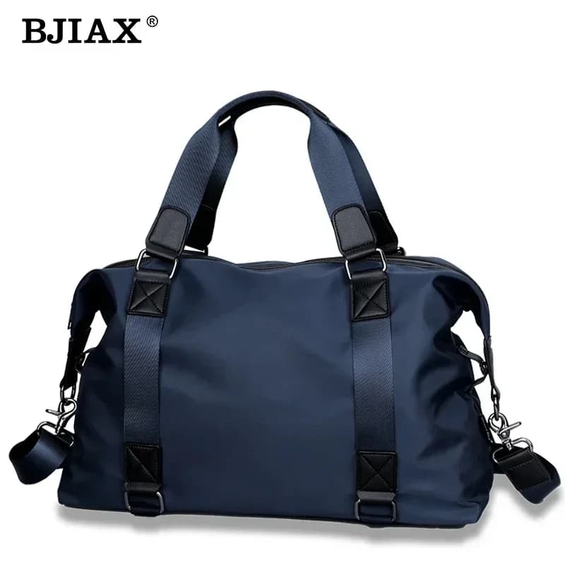 BJIAX Men Bag Business Travel Bag Men Carry-on Duffel Bag Large Capacity Short-haul Travel Backpack Leisure Fitness Bag