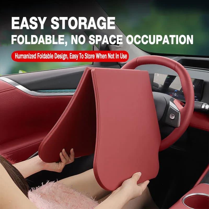 Foldable Car Steering Wheel Tray Table for Tesla Model Y, Multi-use Laptop & Dining Tray, Car Interior Accessory