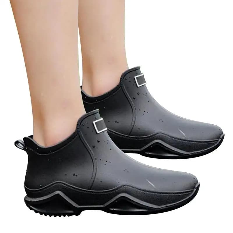 Copriscarpe impermeabile Copriscarpe antipioggia Stivali da pioggia antiscivolo alla caviglia Protezioni per scarpe Copriscarpe antipioggia per scarpe corte Galosce antipioggia per l'escursionismo