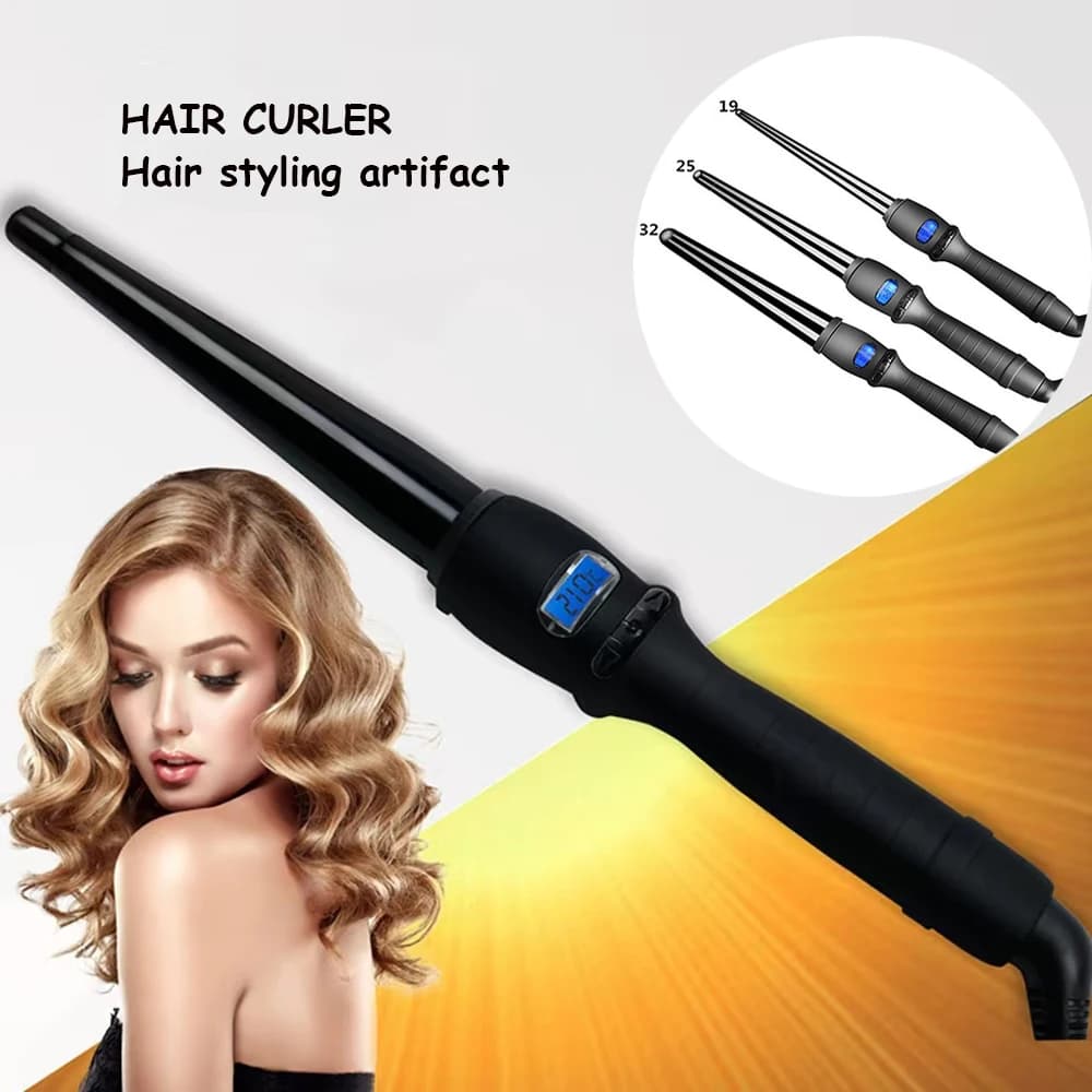 Spices for curling Hair Sprinkler for iron hair curlers Bigodino for hair styling tool for LED electric hair styling