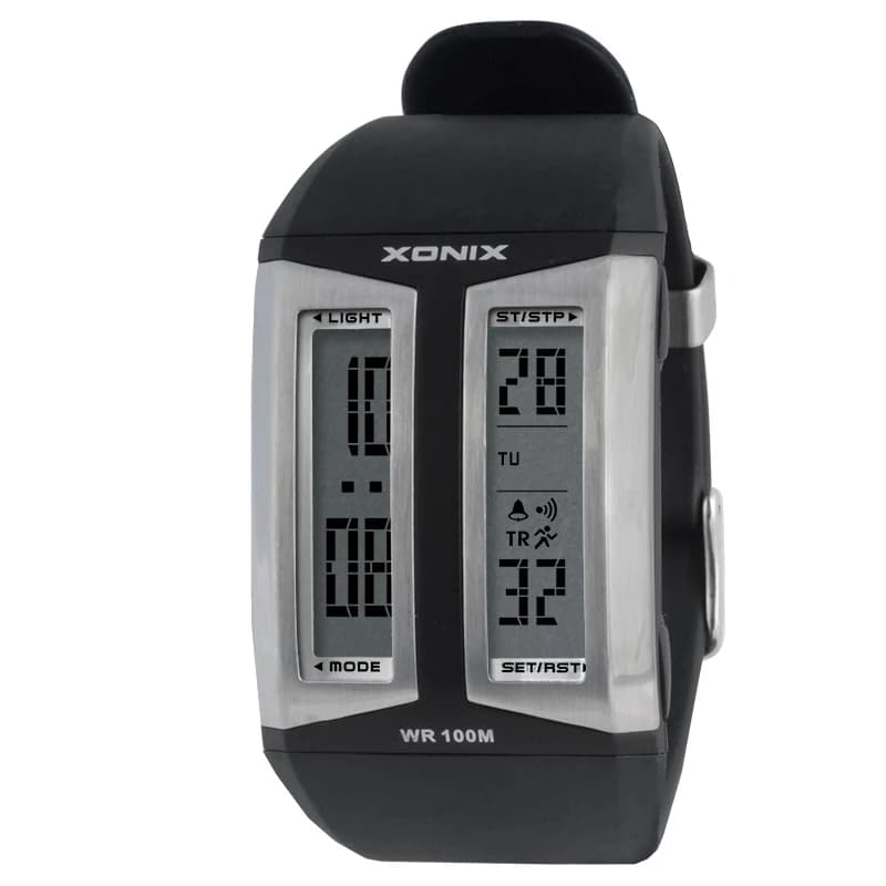 XONIX orologi sportivi da uomo rettangolo digitale impermeabile 100m multifunzione studenti orologio sportivo subacqueo Swim Runner Watch