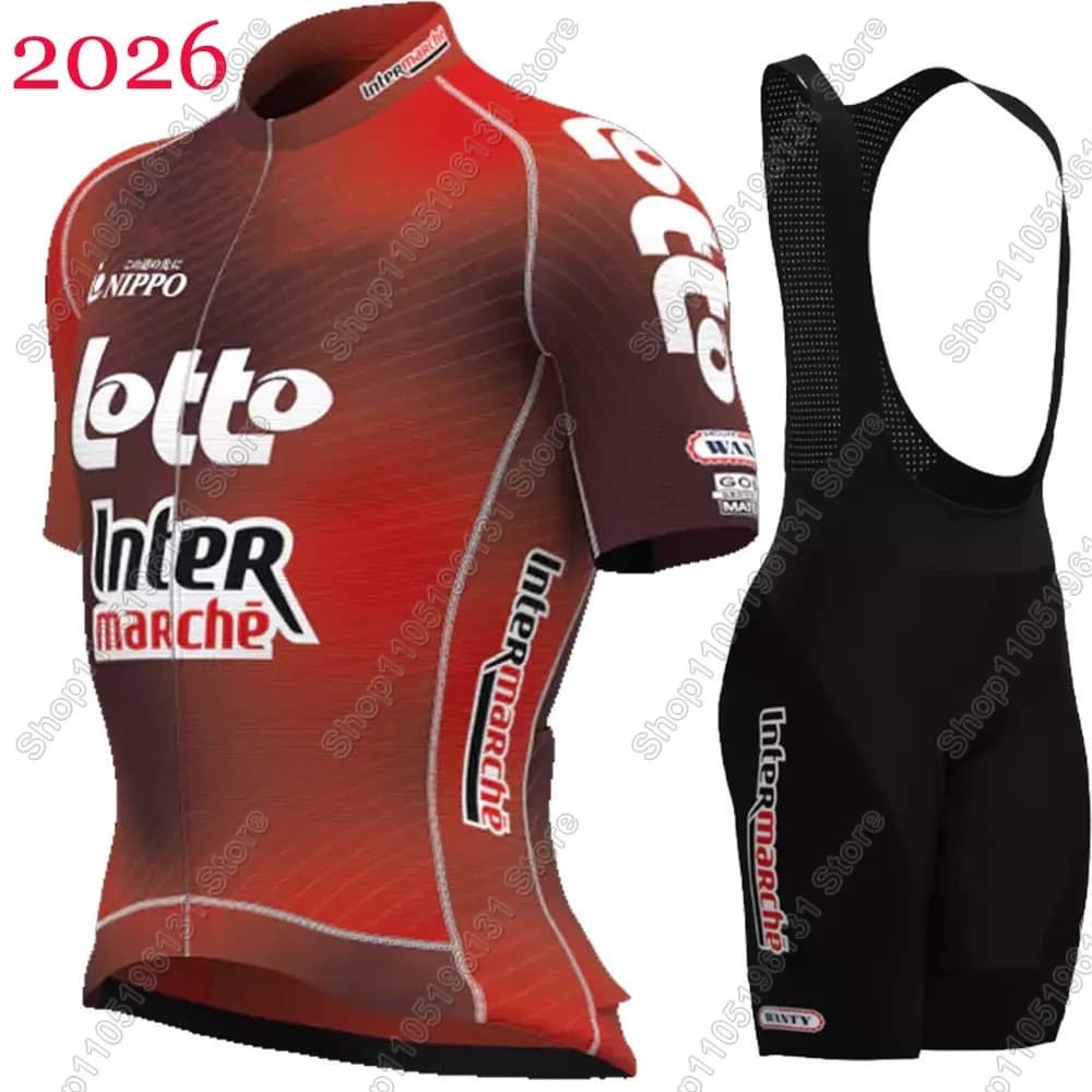 Completed by Cycling Lot 2026, Men's Summer Knife, Belgic Team Clothing, Road Bike Suit, Knit and Shorts with Mountain Bike Bretelle, MTB Ropa