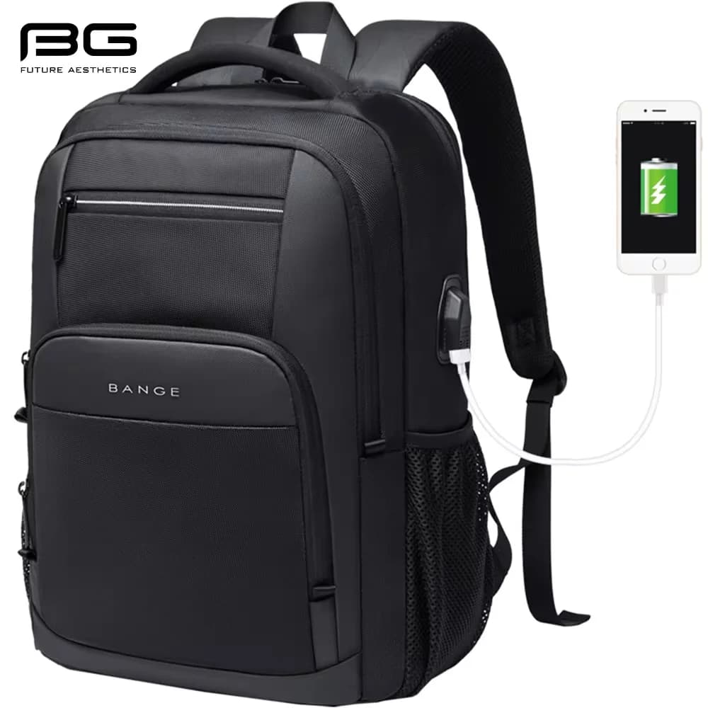 Bange Borsa per laptop di design da uomo Borse da scuola per ragazzi Zaino da viaggio sportivo tattico da moto maschile da uomo
