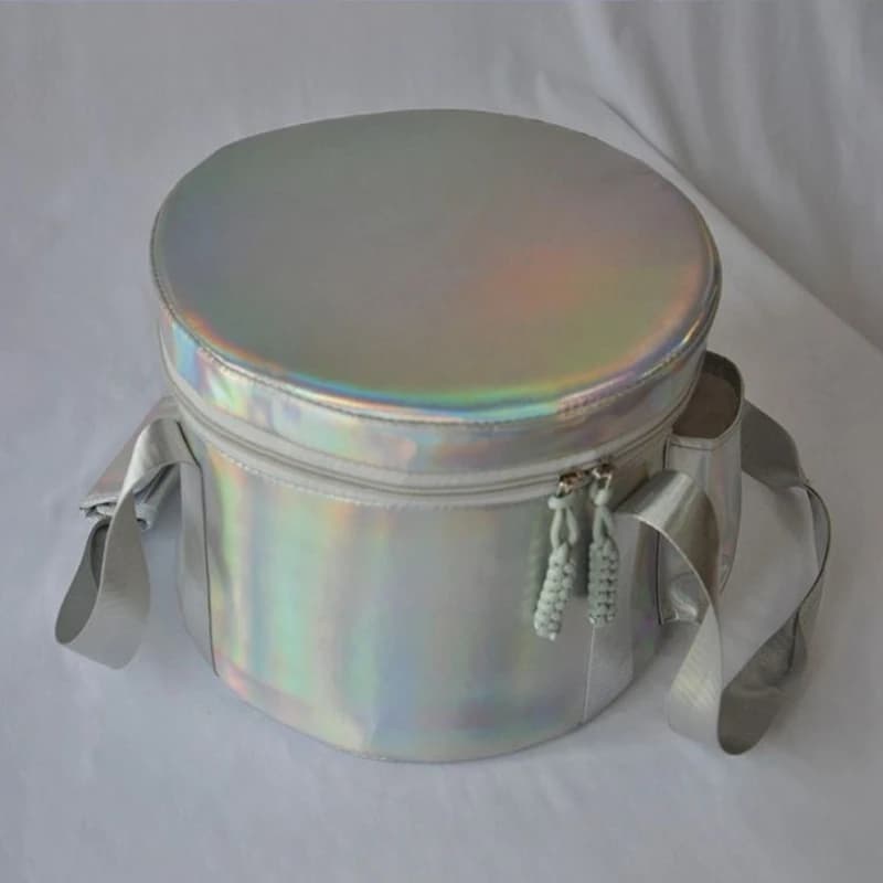 Crystal Singing Bowl Bag 8 Inch Handheld Bowls Bag Meditation Sound Bowl Leather Bags Portable Musical Instrument Accessories