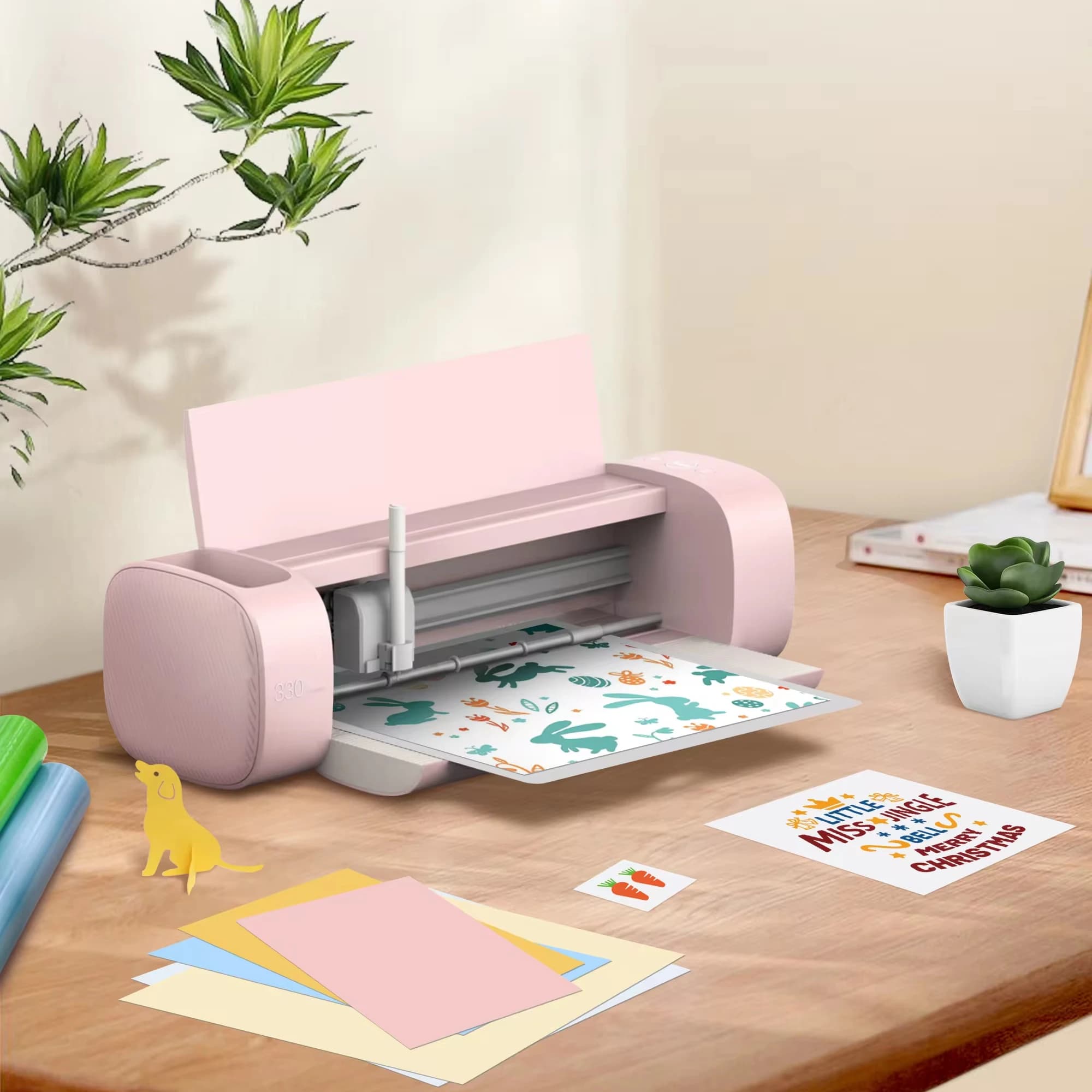 The latest desktop vinyl sticker cutting plotter with automatic contouring desktop cutter plotter