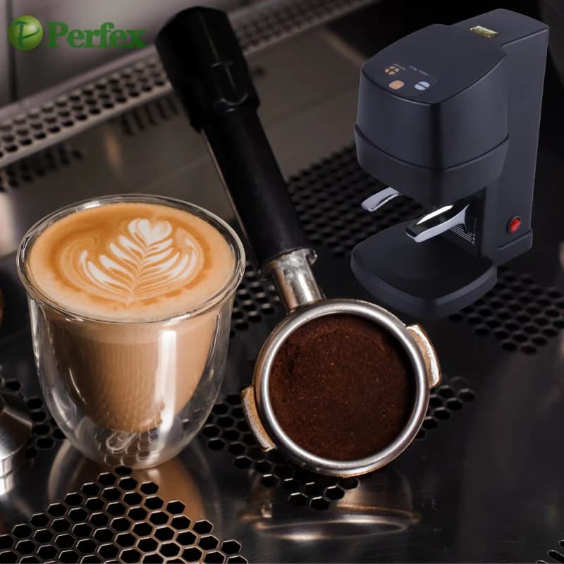 2026unique 58mm Commercial Electric Coffee Tamper Fully Automatic Tamping for Espresso Machine Coffee Supplies and