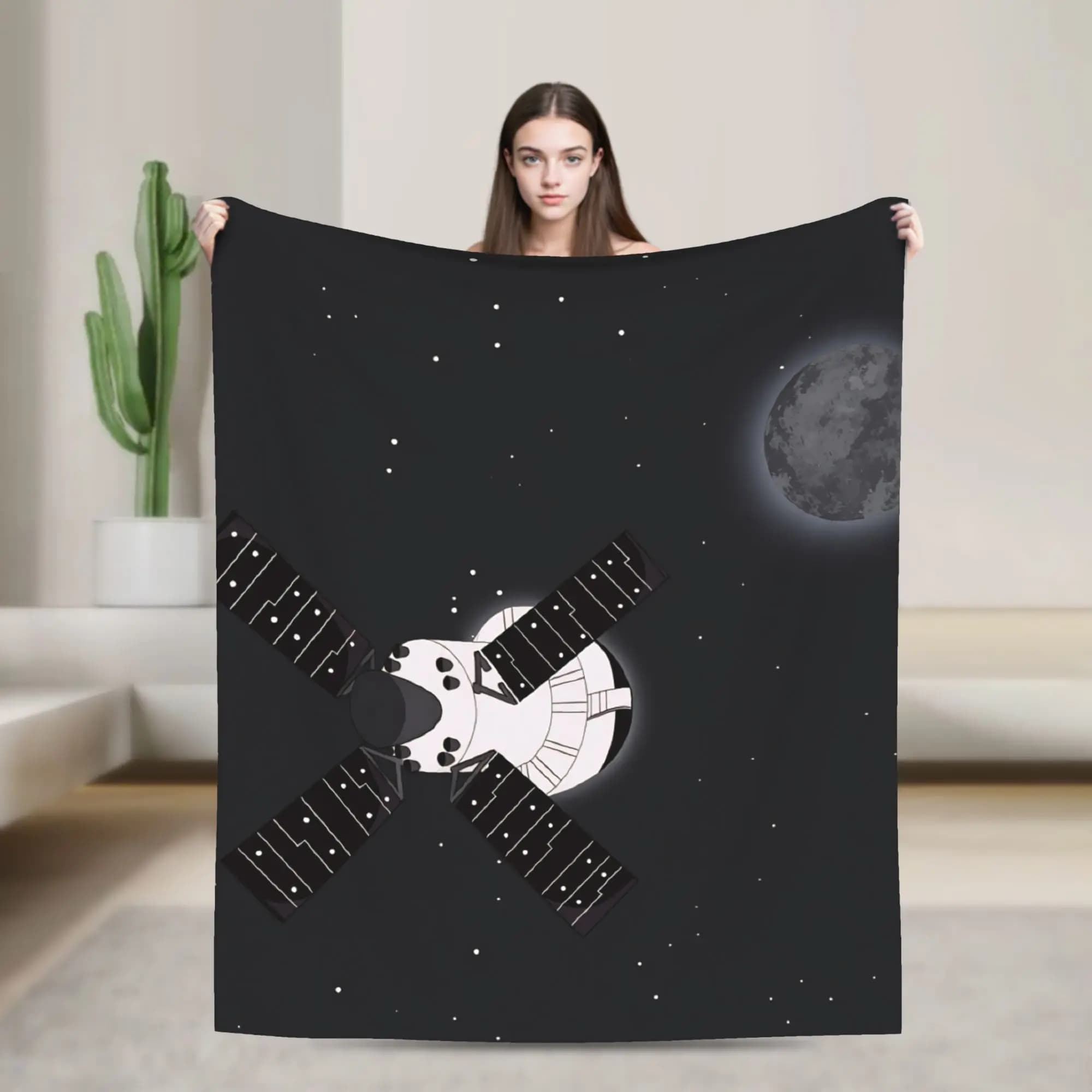 Artemis ii Blankets Decorative Flannel Throw Blanket For Home Decor Warm Soft Design Quality Bedspread Gift Idea