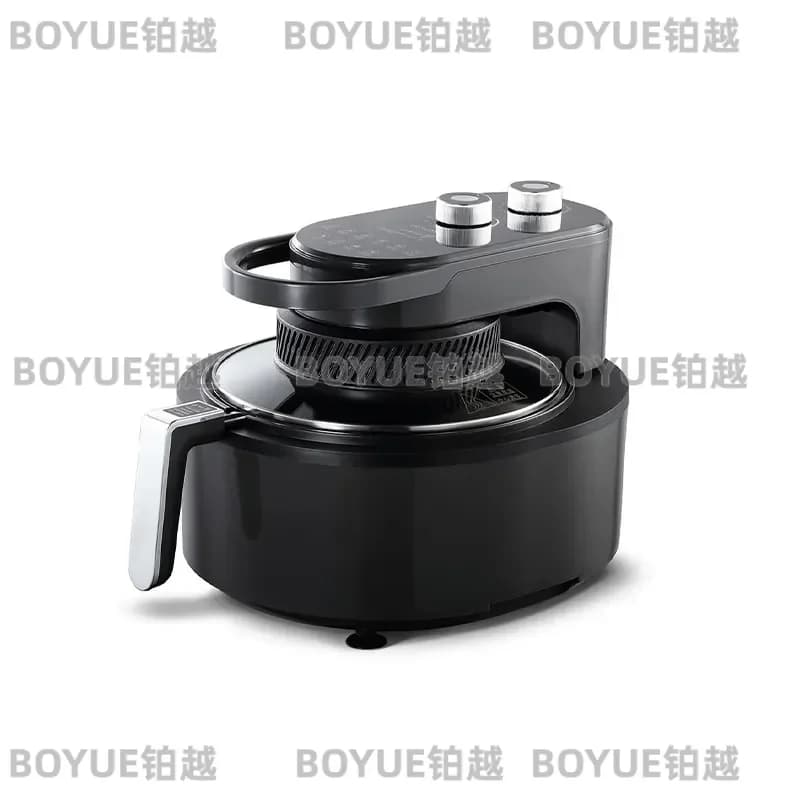 5L Large Capacity Air Fryer Electric Oven with Visual Window Non Stick Coating Household Kitchen Appliance for Healthy