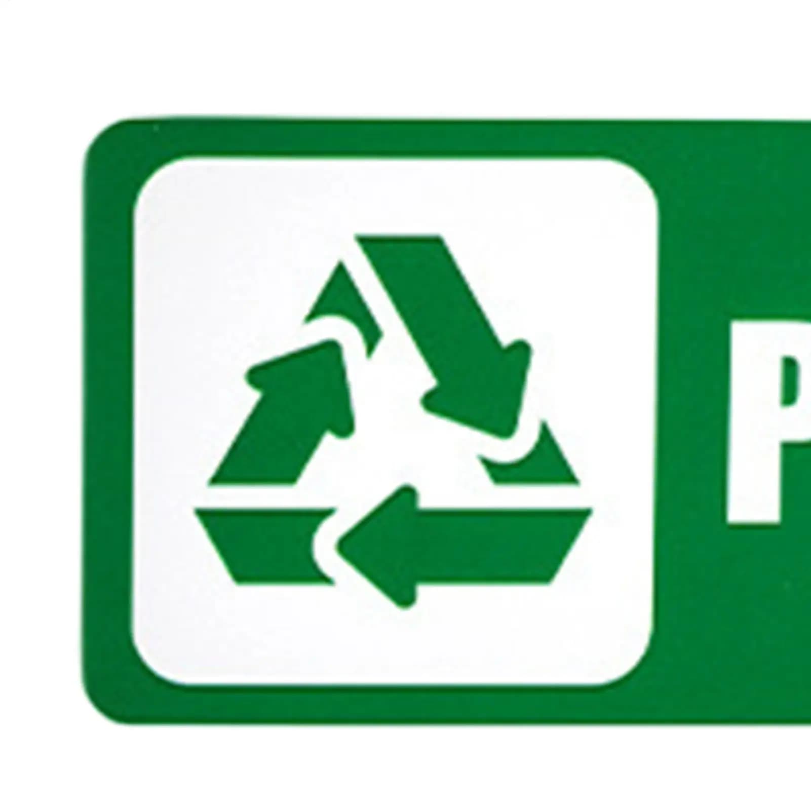 Adesivi per la raccolta differenziata per bidoni della spazzatura, 8 pezzi, autoadesivi, impermeabili, resistenti allo sbiadimento, adesivi per la raccolta differenziata per la casa