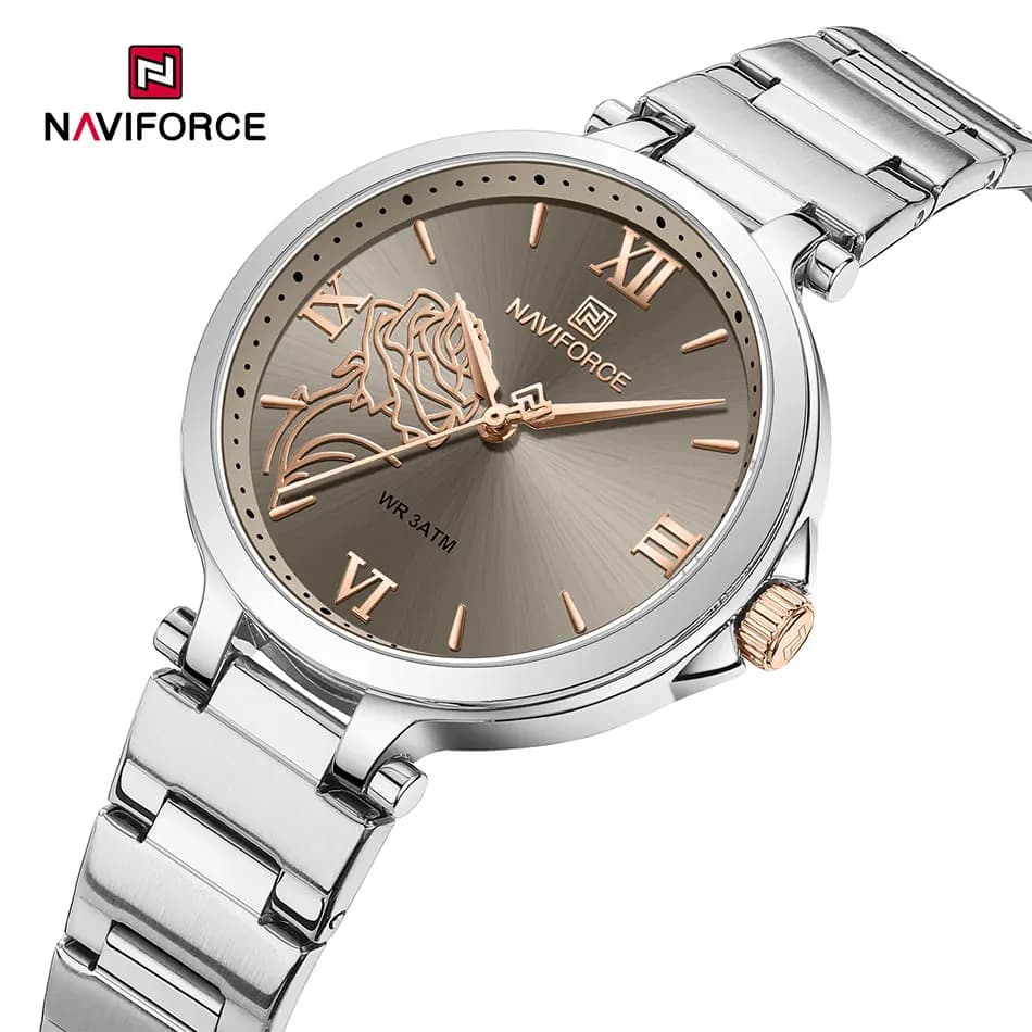 Women's Watch Wrist Watch with Design Pink Stainless Steel Luxury Watches Women's Wrist Watch Relogio Female