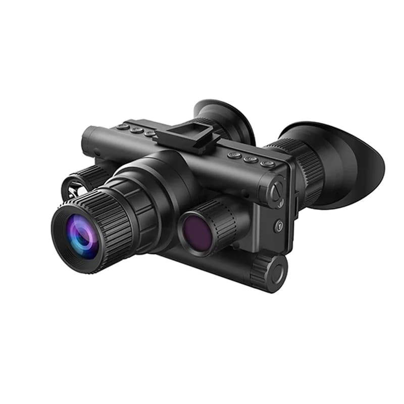 Occhiali per telescopio montati sulla testa 4K 40MP Zoom 8X Binocolo per visione notturna a infrarossi Fotocamera per strumento di caccia Esplorat