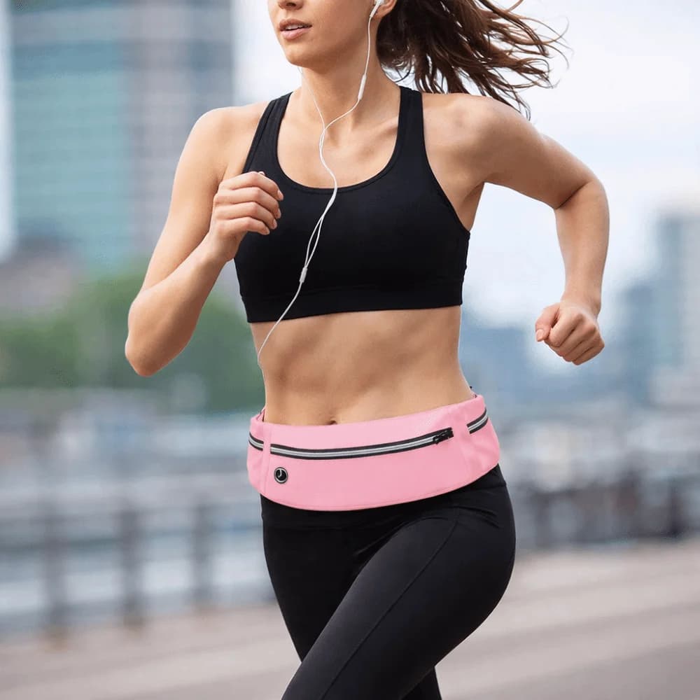 Women Waterproof Running Belt Mobile Phone Outdoor Sports Sport Fanny Pack Running Gear Waist Bag Gym