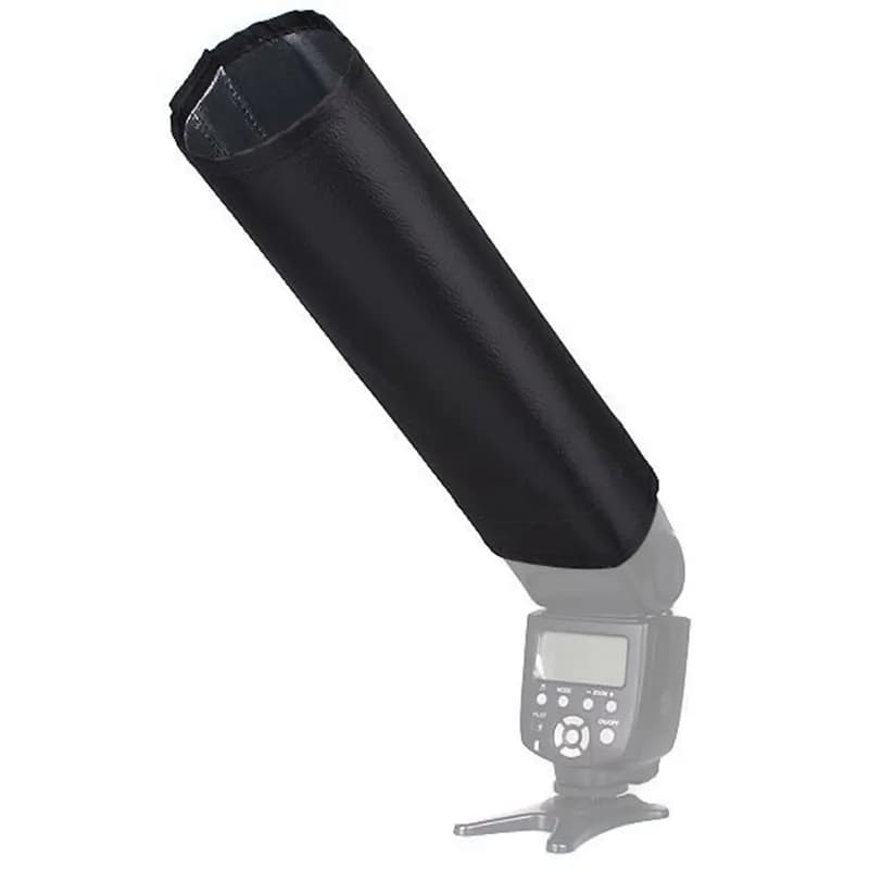 Universale Foto Flash Diffusore di Luce Pieghevole Riflettore Snoot fascio Softbox Piegatrice Tubo per Canon Nikon Yongnuo pentax flashgun