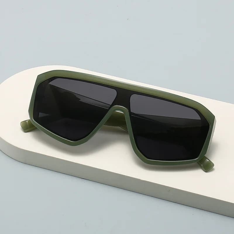 New Y2K Large Frame Joined Body Square Sunglasses Women's Brand Designer Movement Sun Glasses Men Outdoor Cycling Eyewear UV400